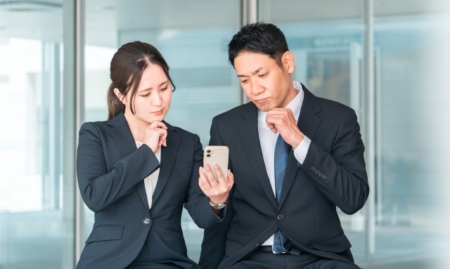 男女営業マン